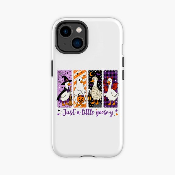 Protective iPhone Case Just A Little Goosey Animal Design Phone Case IP13/14 Magnetic MagSafe Compatible