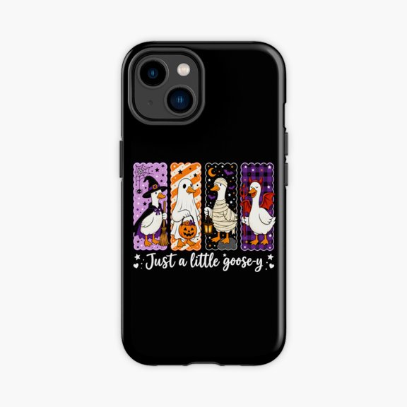 Protective iPhone Case Just A Little Goosey Cute Animal Design Phone Case IP13/14 Magnetic MagSafe Compatible
