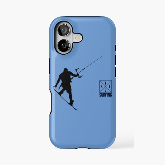 Protective iPhone Case Kitesurfing Wind Ride Surfer Phone Case IP 13ProMax Magnetic MagSafe Compatible