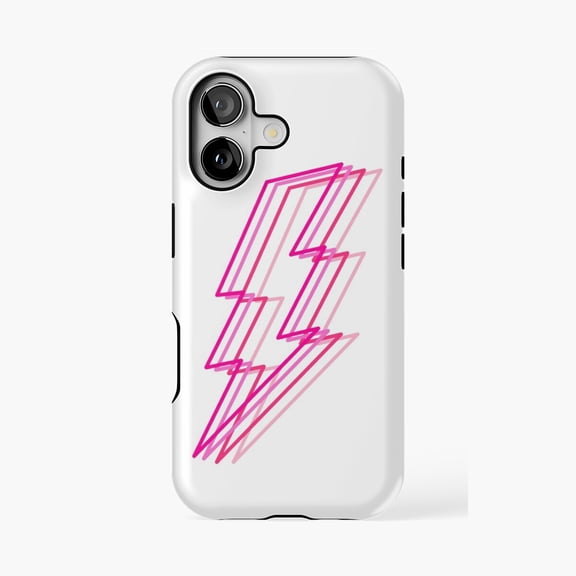 Protective iPhone Case Layered Lightning Bolt Phone Case IP13/14 Magnetic MagSafe Compatible