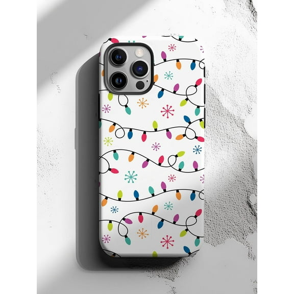 Protective iPhone Case Lights Phone Case Festive Seasonal Cover Design IP13/14 Magnetic MagSafe Compatible