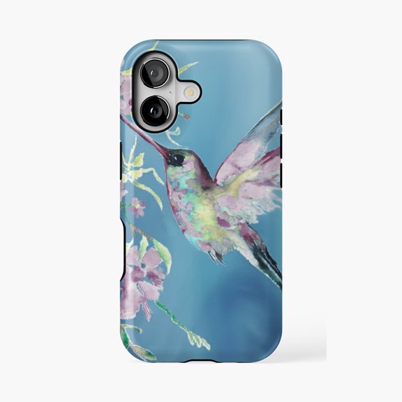 Protective iPhone Case Lilac Dreams Floral Design Phone Case IP13/14 Magnetic MagSafe Compatible