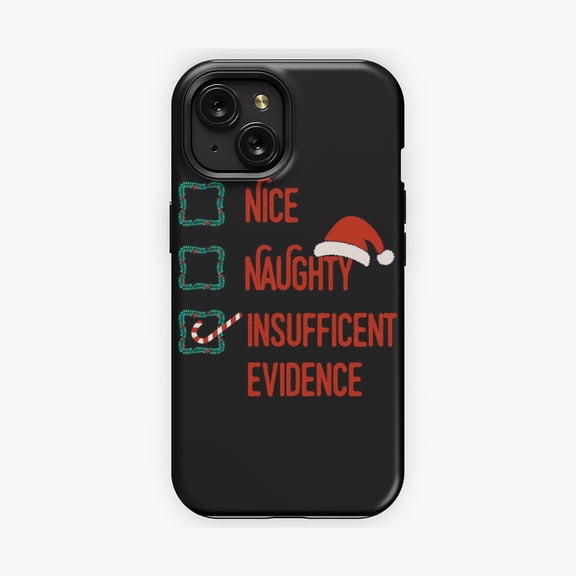 Protective iPhone Case List Insufficient Evidence Quote Protective Phone Case Courtroom Attorney Defense Cover IP16 Magnetic MagSafe Compatible