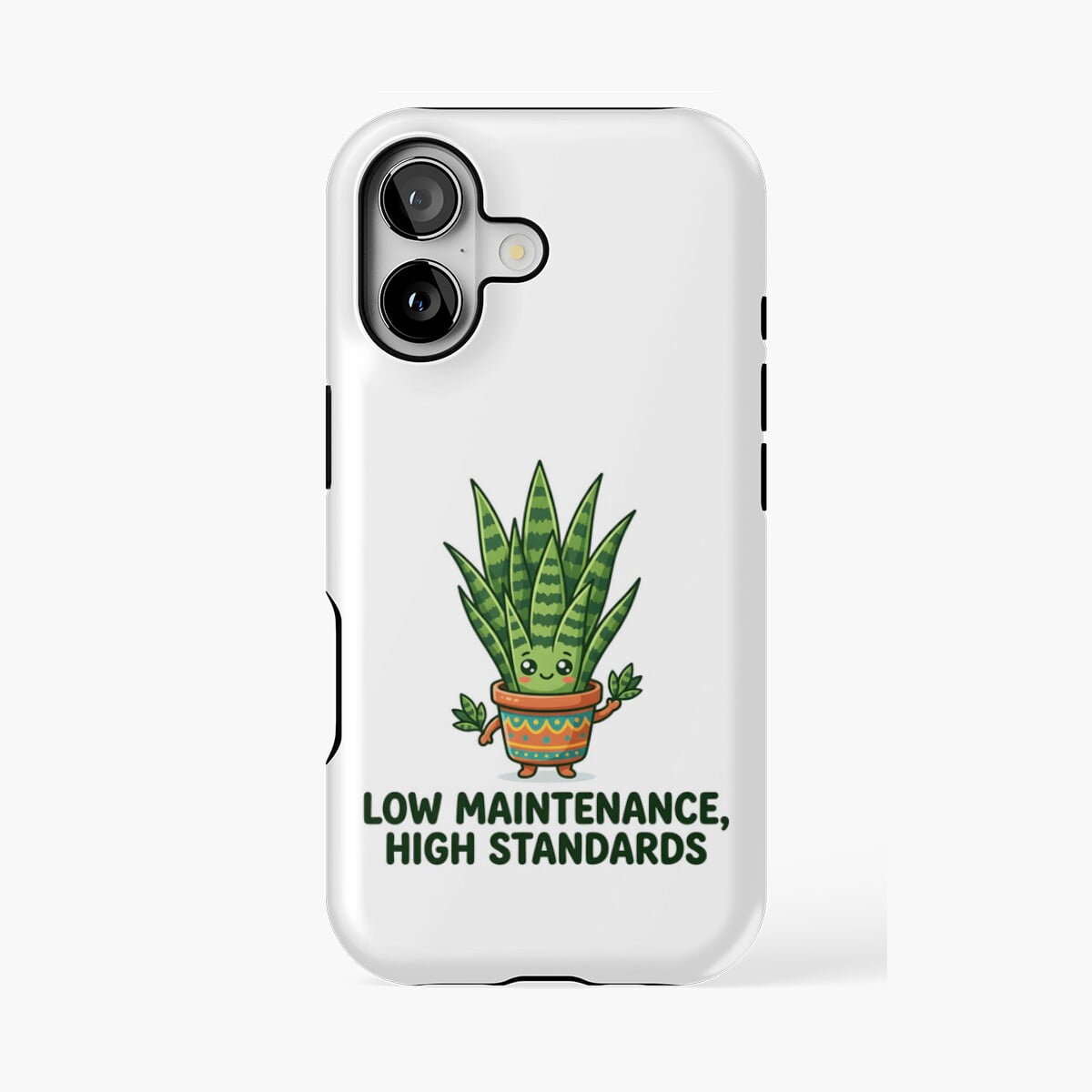 Baby Pythem Protective iPhone Case Low Maintenance High Standards Snake Plant ...
