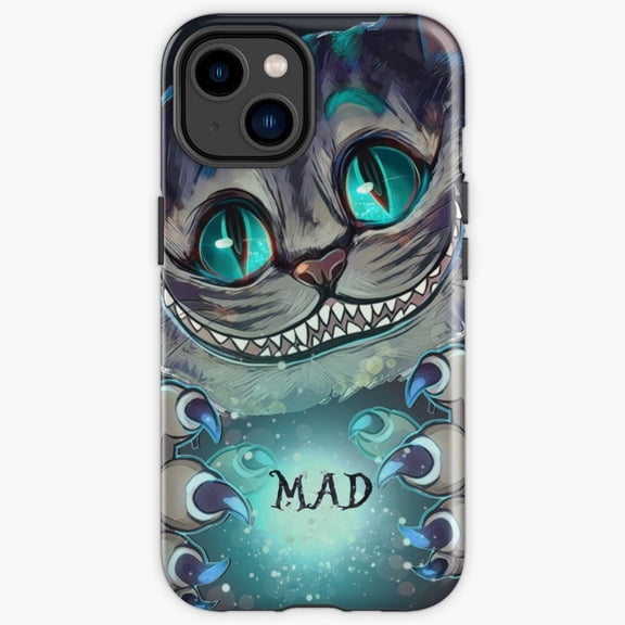 Protective iPhone Case Mad Grumpy Feline Expressive Portrait Face Cover IP16 Magnetic MagSafe Compatible