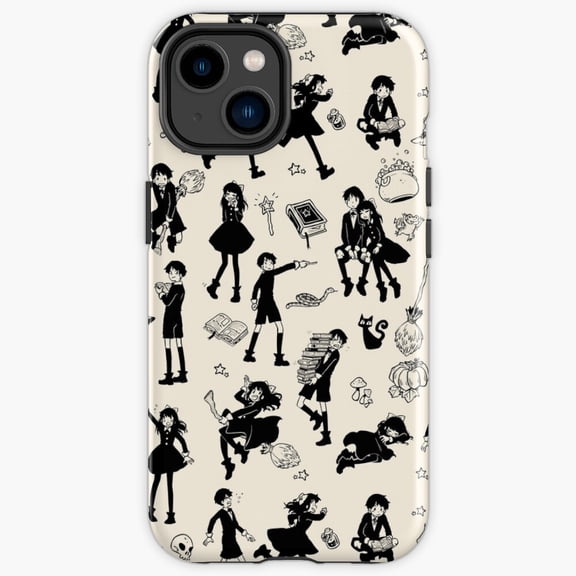 Protective iPhone Case Magic Wizard Sorcerer Celestial Moon Witch Spell Cover IP13/14 Magnetic MagSafe Compatible