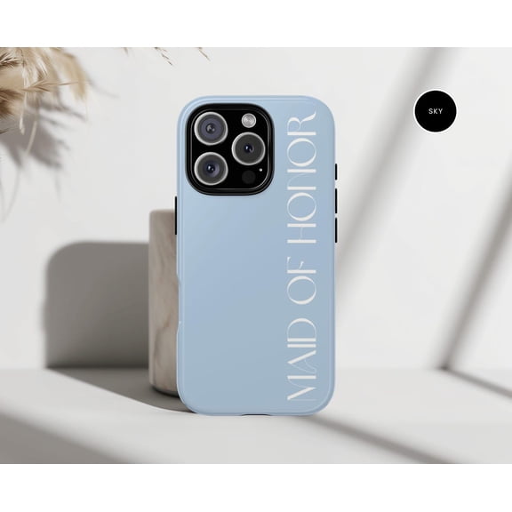Protective iPhone Case Maid of Honor Phone Case Bridal Party Proposal Cover Layout IP13 Pro Magnetic MagSafe Compatible