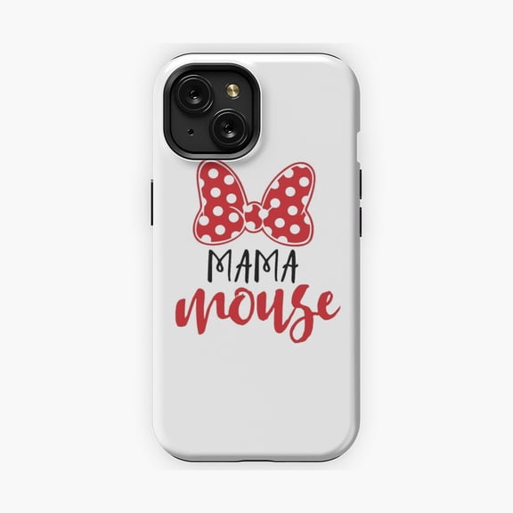 Protective iPhone Case Mama Mouse Bow Phone Case Cute Character Style Variant IP16 Magnetic MagSafe Compatible
