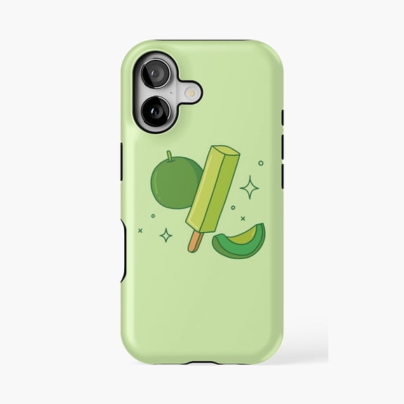 Protective iPhone Case Melon Ice Cream Food Design Phone Case IP13/14 Magnetic MagSafe Compatible