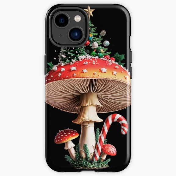 Protective iPhone Case Miniature Winter Tree Tiny Desktop Scale Guard IP15 Magnetic MagSafe Compatible