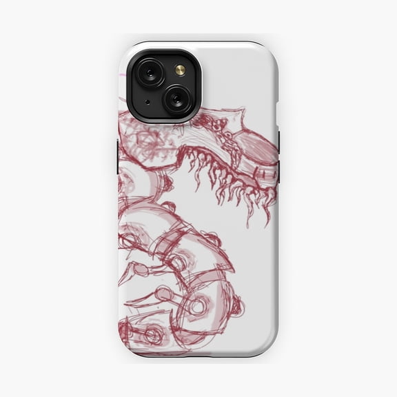 Protective iPhone Case Monster Character Whimsical Inspired Artwork Phone Case IP13 Pro Magnetic MagSafe Compatible