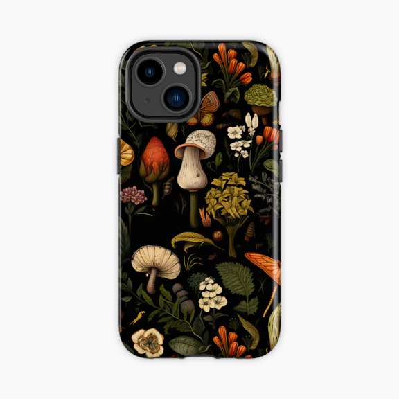 Protective iPhone Case Moody Forest Autumn Landscape Phone Case IP13/14 Magnetic MagSafe Compatible