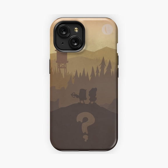 Protective iPhone Case Mystery Twins Phone Case Whimsical Design Motif IP13/14 Magnetic MagSafe Compatible