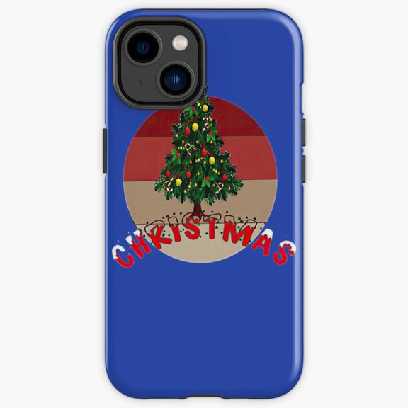 Protective iPhone Case Noel Tree Winter French Country Typography Cover IP13/14 Magnetic MagSafe Compatible