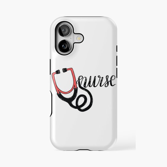 Protective iPhone Case Nurse Healthcare Worker Medical Career Phone Case IP 17Pro Magnetic MagSafe Compatible