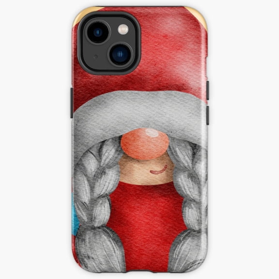 Protective iPhone Case Olf Winter Mysterious Folklore Legend Mountain Art Shield IP13/14 Magnetic MagSafe Compatible