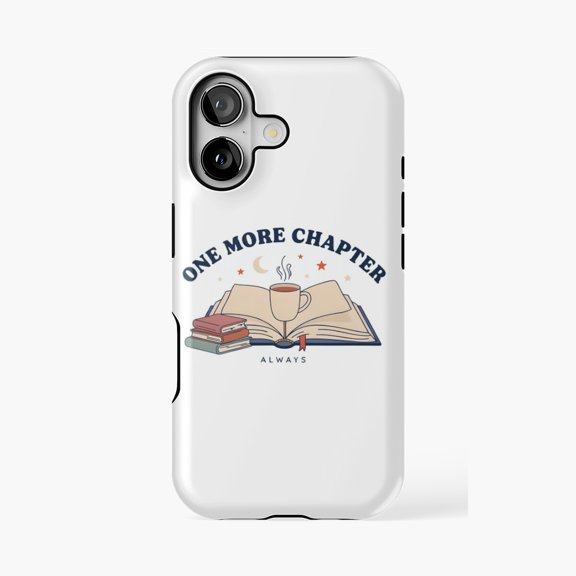 Protective iPhone Case One More Chapter Boxy Literary Design Phone Case IP 13ProMax Magnetic MagSafe Compatible