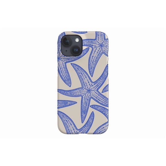 Protective iPhone Case Oversized Starfish Off White Beach Design Tropical Shield Variant Two IP13/14 Magnetic MagSafe Compatible