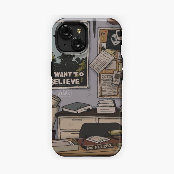 Protective iPhone Case Paranormal Office Inspired Graphic Phone Case IP13/14 Magnetic MagSafe Compatible