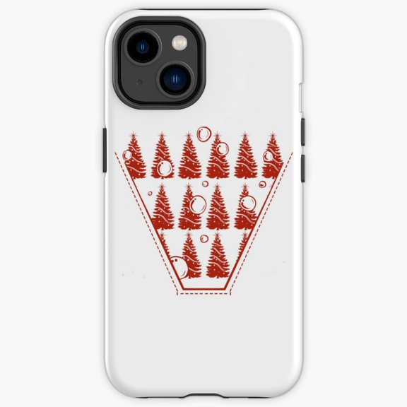 Protective iPhone Case Pine Tree Elegant Star Silhouette Graphic Cover Variant IP15 Magnetic MagSafe Compatible
