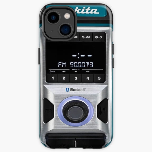 Protective iPhone Case Portable Job Site Radio Bluetooth Rugged Industrial Electronic Cover IP16 Magnetic MagSafe Compatible