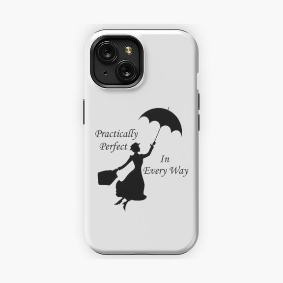 Protective iPhone Case Practically Perfect Magical Nanny Inspired Phone Case IP13/14 Magnetic MagSafe Compatible