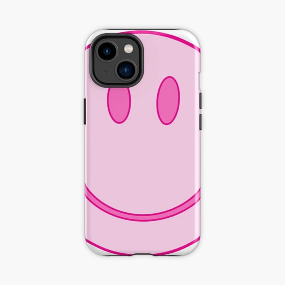 Protective iPhone Case Preppy Smiley Face Phone Case IP15 Magnetic MagSafe Compatible