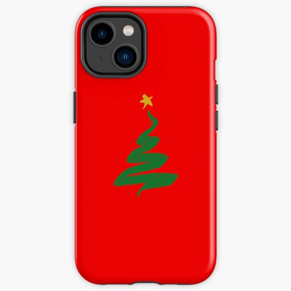 Protective iPhone Case Prismatic Winter Tree Colorful Holographic Rainbow Gradient Cover IP15 Magnetic MagSafe Compatible