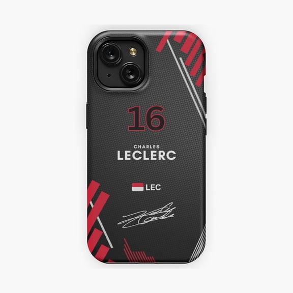 Protective iPhone Case Racing Driver Phone Case Modern Motorsport Style IP14 Pro Magnetic MagSafe Compatible