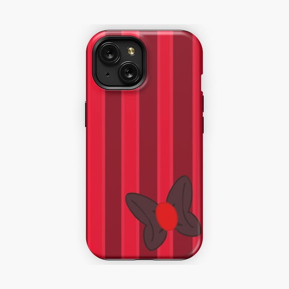 Protective iPhone Case Radio Demon Alastor Bowtie Unique Style Fan Phone Case IP13/14 Magnetic MagSafe Compatible