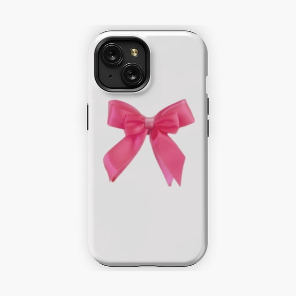 Protective iPhone Case Ribbon Bow Phone Case Elegant Ribbon Design IP16 Magnetic MagSafe Compatible