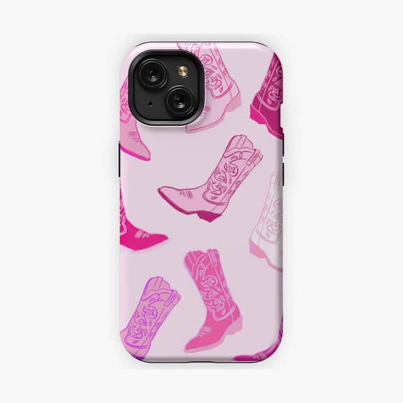 Protective iPhone Case Rustic Western Dolly Inspired Phone Case Country Music Vibrant Cover IP13/14 Magnetic MagSafe Compatible