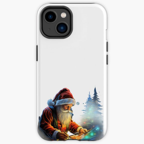 Protective iPhone Case Santas Arctic Adventure North Pole Polar Train Ride Cover IP13/14 Magnetic MagSafe Compatible