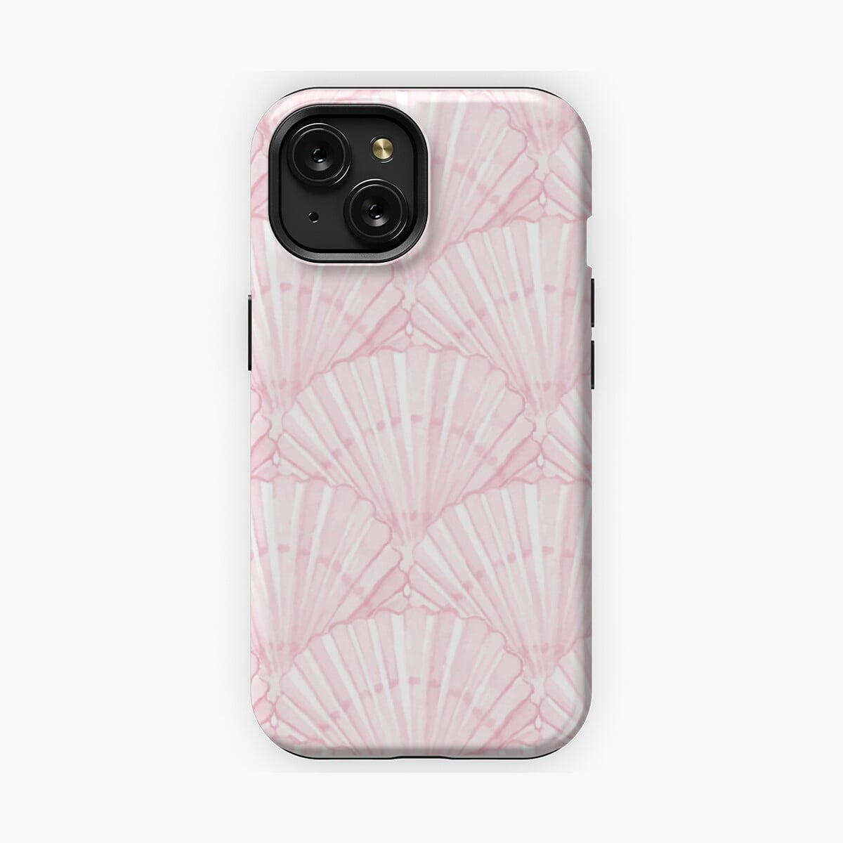 Seeshell Pattern Protective iPhone Case Seashell Coastal Pattern Phone Case IP15 Pro ...