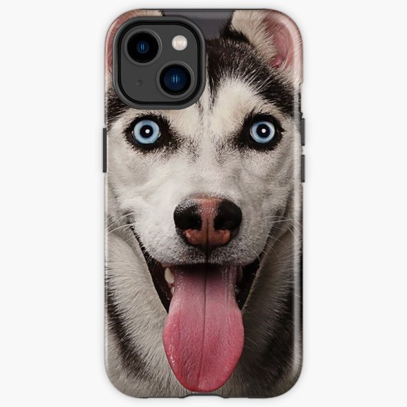 Protective iPhone Case Siberian Husky Dog Animals Safe Blizzard Active Outdoor Shield IP15 Magnetic MagSafe Compatible
