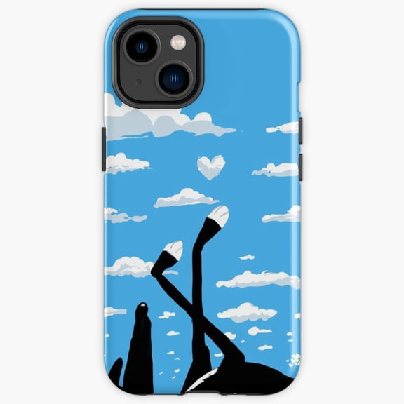 Protective iPhone Case So Blue The Sky Clear Azure Starry Evening Gradients Heavy Duty Shockproof Hard Shell IP13/14 Magnetic MagSafe Compatible