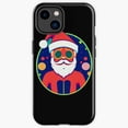 Protective iPhone Case Space Santa Retro Vintage Winter Astronaut ...