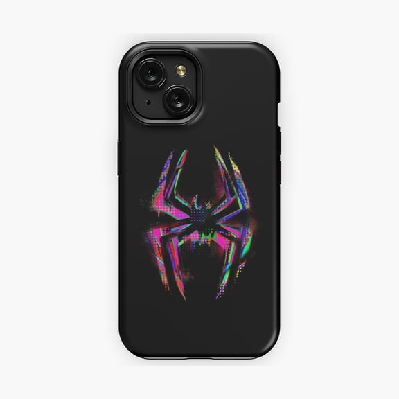 Protective iPhone Case Spider Verse Logo Inspired Graphic Phone Case IP15 Pro Magnetic MagSafe Compatible