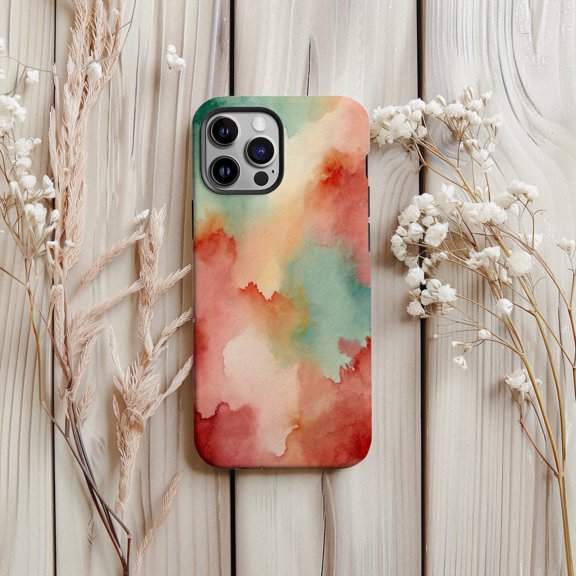 Protective iPhone Case Splash Protective Cell Phone Case Protective Abstract Art Design Cover IP13/14 Magnetic MagSafe Compatible