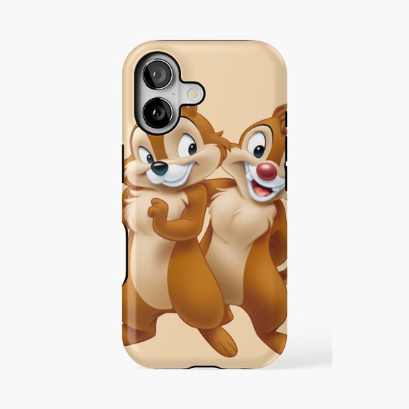 Protective iPhone Case Squirrel And Chipmunks Animal Design Phone Case IP13/14 Magnetic MagSafe Compatible