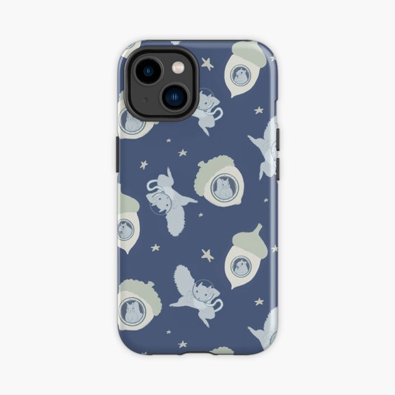 Protective iPhone Case Squirrel Space Fantasy Design Phone Case IP13/14 Magnetic MagSafe Compatible