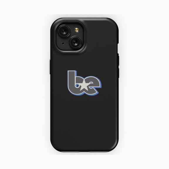 Protective iPhone Case Star Contrast Initials Outline Design Phone Case IP13/14 Magnetic MagSafe Compatible