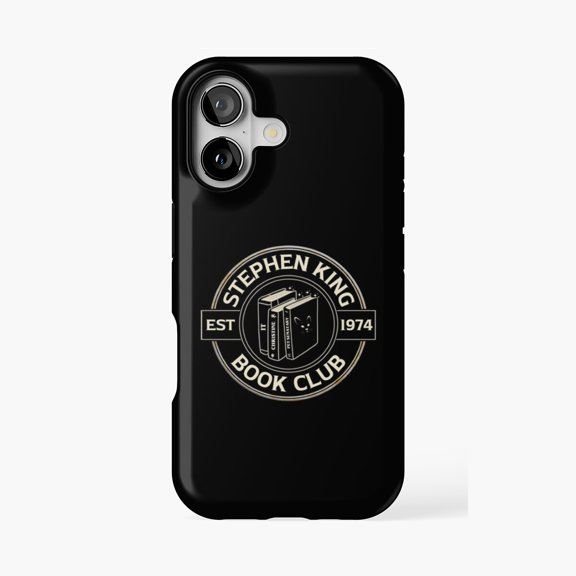 Protective iPhone Case Stephen King Book Club Literary Design Phone Case IP15 Magnetic MagSafe Compatible