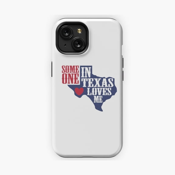 Protective iPhone Case Texas Love Quote Western Theme Phone Case Lone Star State Typography Cover IP16 Magnetic MagSafe Compatible