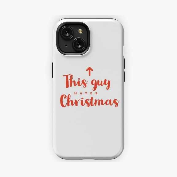 Protective iPhone Case This Guy Hates Quote Inspired Creative Phone Case Grumpy Slogan Cover Shield IP16 Magnetic MagSafe Compatible