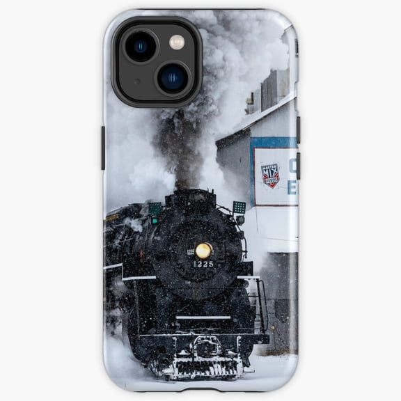 Protective iPhone Case Train In Winter Tough Mobile Shield IP 13ProMax Magnetic MagSafe Compatible