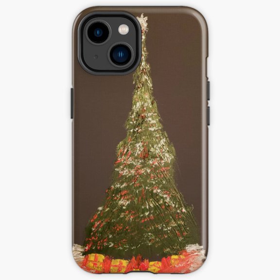 Protective iPhone Case Tree Heartbeat Winter Ekg Pulse Line Sport Athlete Impact Case IP13/14 Magnetic MagSafe Compatible