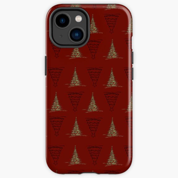 Protective iPhone Case Tree Winter Tough Mobile Shield IP13/14 Magnetic MagSafe Compatible