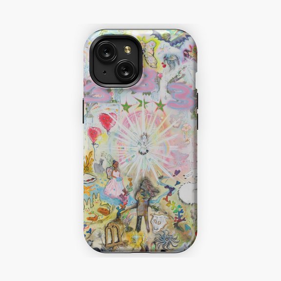 Protective iPhone Case Triple Three Abstract Inspired Graphic Phone Case IP13/14 Magnetic MagSafe Compatible