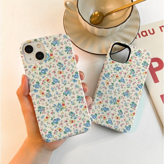 Protective iPhone Case Vinnie and the Flowers Phone Case Artistic Floral Style IP15 Magnetic MagSafe Compatible